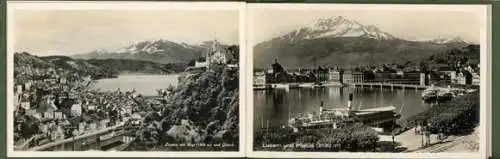 Set von 12 Ak Luzern und Vierwaldstättersee