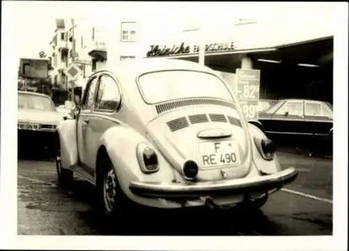 Set von 4 Fotos VW Käfer