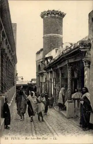 Ak Tunis, Tunesien, Rue Sidi Ben Ziad