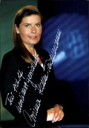 Ak Schauspielerin Corinna Halke-Teichmann, Portrait, Autogramm