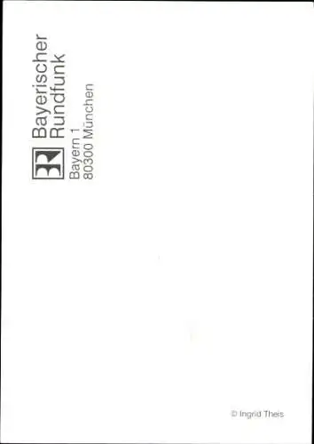 Ak Schauspielerin Conny Glogger, Portrait, Autogramm