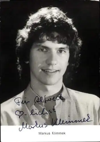 Ak Schauspieler Markus Klimmek, Portrait, Autogramm