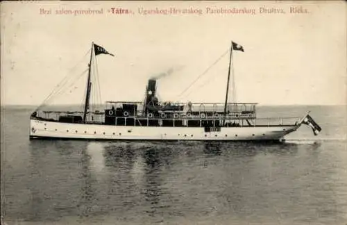 Ak Österreichischer Passagierdampfer S.M.S. Tatra