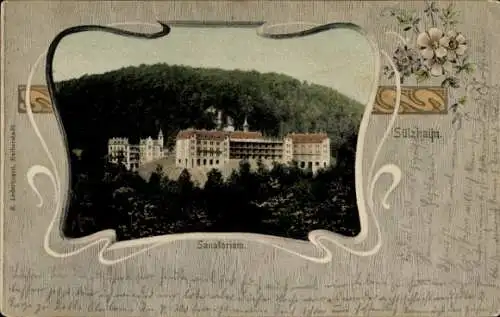 Passepartout Ak Sülzhayn Ellrich Thüringen, Sanatorium