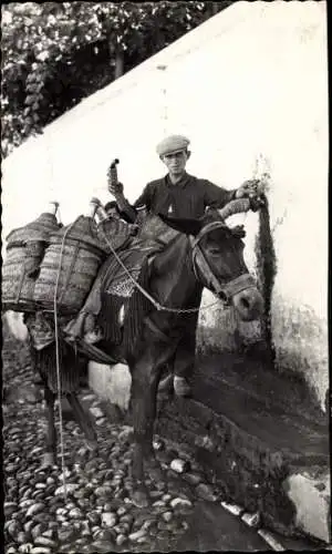 Ak Granada Spanien, Wasserträger