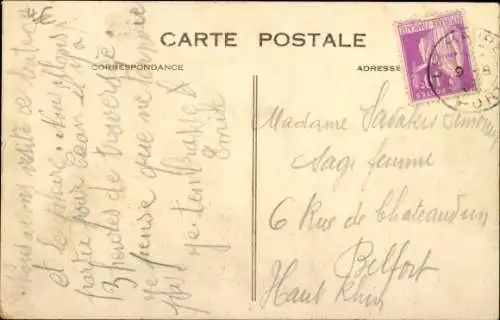 Ak Dampfer Lafayette, French Line, CGT