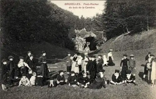 Ak Bruxelles Brüssel, Pont-Rocher du bois de la Cambre