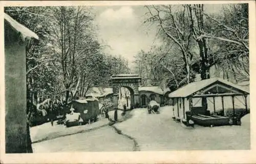 Ak Kabylie Algerien, Unter dem Schnee, Winterszene