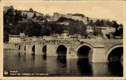 Ak Namur Wallonien, Pont de Jambes, Zitadelle