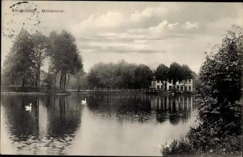 Ak Hamburg Wandsbek Rahlstedt Altrahlstedt, Mühlenteich