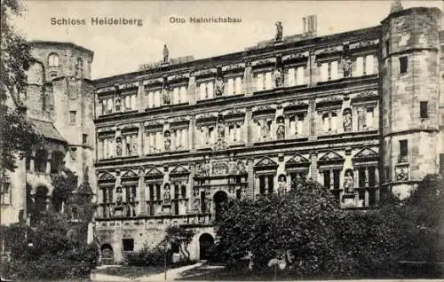 Ak Heidelberg am Neckar, Schloss Heidelberg, Otto Heinrichsbau