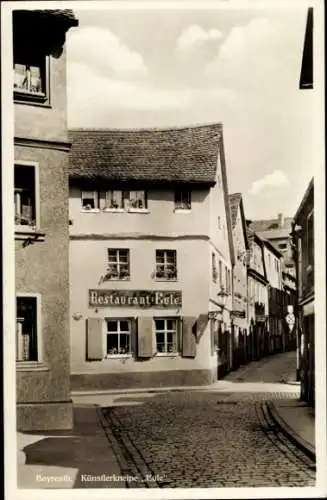 Ak Bayreuth in Oberfranken, Künstlerkneipe Eule, Restaurant