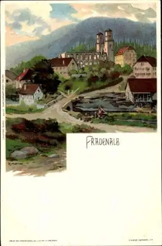 Künstler Litho Mutter, K., Marxzell im Schwarzwald, Frauenalb