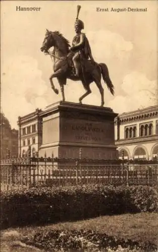 Ak Hannover in Niedersachsen, Ernst August-Denkmal