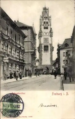 Ak Freiburg im Breisgau, Schwabentor