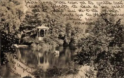 Ak Düsseldorf am Rhein, Floragarten, Pavillon