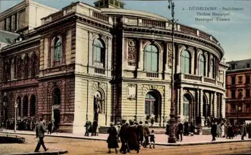 Ak Düsseldorf am Rhein, Stadttheater