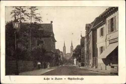 Ak Lahr Schwarzwald, Schillerstraße, katholische Kirche