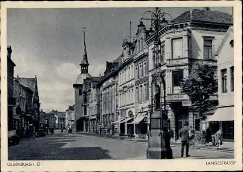 Ak Oldenburg in Oldenburg, Langestraße, Turm