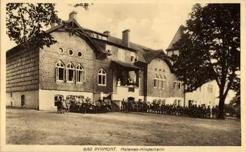 Ak Bad Pyrmont in Niedersachsen, Helenen-Kinderheim