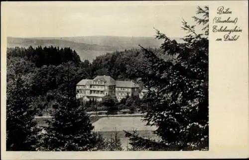 Ak Brilon im Sauerland, Erholungsheim am Drübel