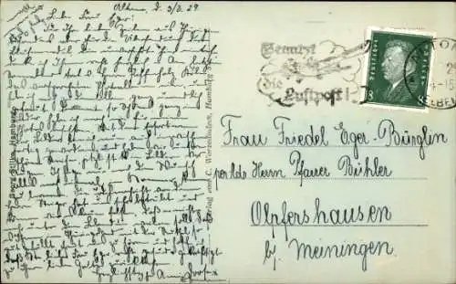 Ak Hamburg, Fleet, Nikolaikirche