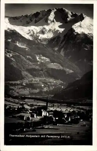 Ak Bad Hofgastein in Salzburg, Panorama, Feuersang