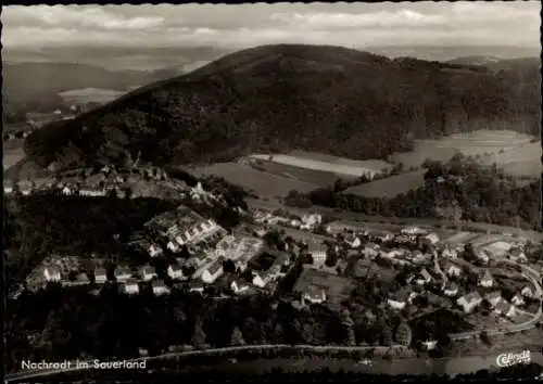 Ak Nachrodt Wiblingwerde im Sauerland, Fliegeraufnahme, Panorama