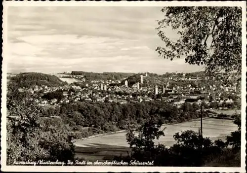 Ak Ravensburg in Württemberg Oberschwaben, Panorama