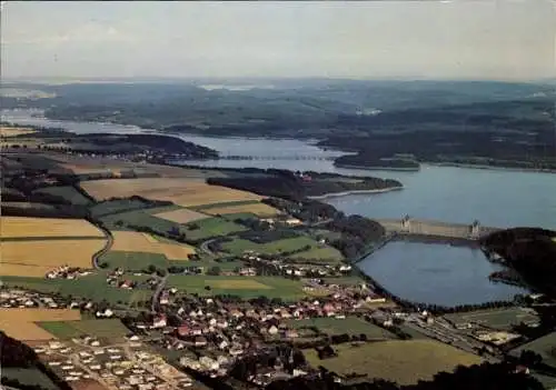 Ak Möhnesee in Westfalen, Möhnetalsperre, Panorama