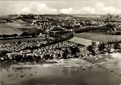 Ak Körbecke Möhnesee in Nordrhein Westfalen, Panorama, Campingplatz