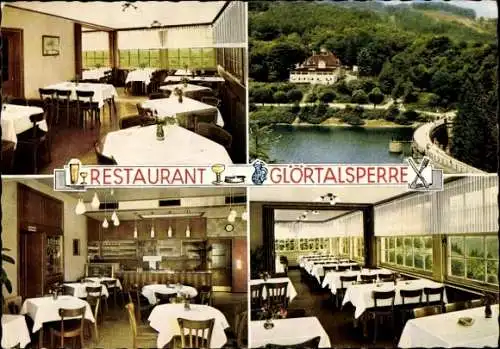 Ak Dahlerberg Schalksmühle im Sauerland, Restaurant Glörtalsperre