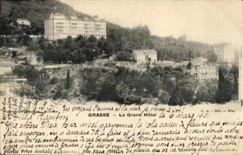 Ak Grasse Alpes-Maritimes, Grand Hotel