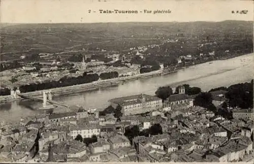 Ak Tain Drome, Tournon, Vue Generale