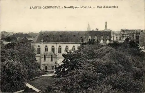 Ak Neuilly sur Seine Hauts de Seine, Sainte Genevieve, vue d'ensemble