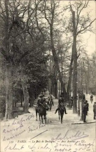 Ak Paris XVI, Bois de Boulogne, Aux Acaias