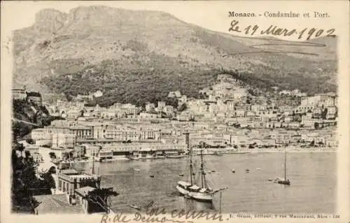 Ak Monaco, Condamine und Port