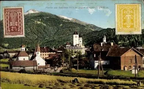 Ak Innichen San Candido Südtirol, Teilansicht