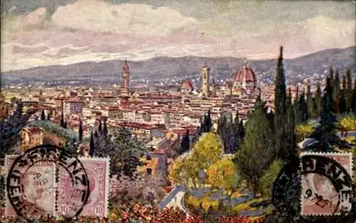 Ak Firenze Florenz Toscana, Panorama