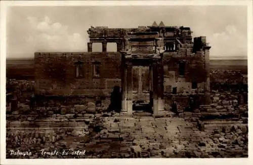 Ak Palmyra Syrian, Tempel der Sonne