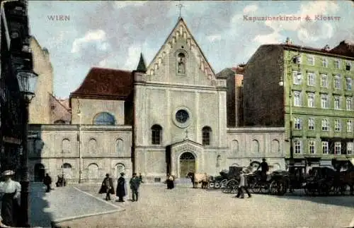 Ak Wien 1 Innere Stadt, Kapuzinerkirche, Kloster