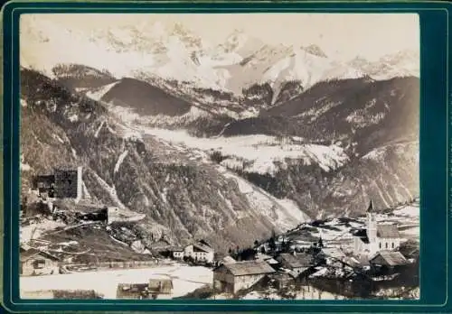 Kabinett Foto Tirol, Blick vom Schönjöchl, Fendels, Karlsspitz