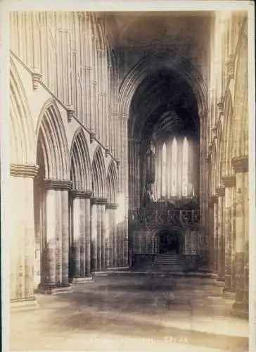 Kabinett Foto Glasgow Schottland, Cathedral, interior