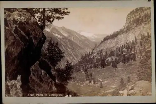 Kabinett Foto Tirol, Zillertal, Partie im Zemmgrund, 1895