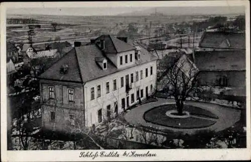 Ak Chomutov Komotau Region Aussig, Schloss Eidlitz