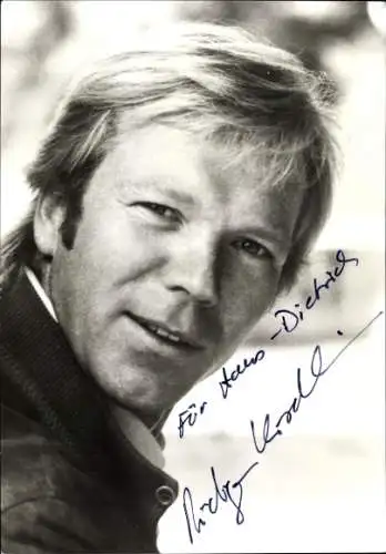 Ak Schauspieler Rüdiger Kirschstein, Portrait, Autogramm