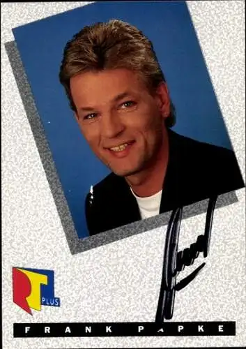 Ak Schauspieler Frank Papke, Portrait, Autogramm
