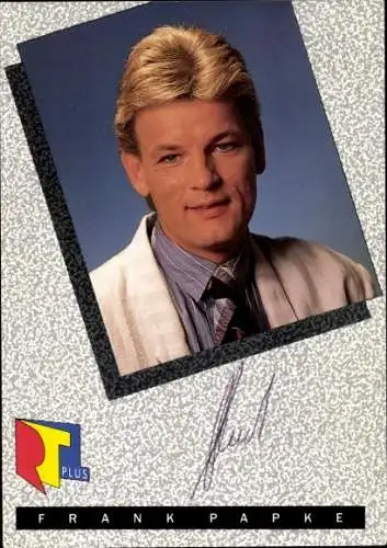 Ak Schauspieler Frank Papke, Portrait, Autogramm