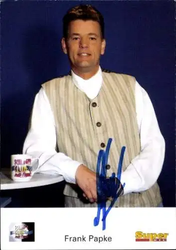 Ak Schauspieler Frank Papke, Portrait, Autogramm