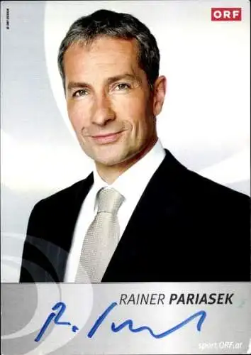 Ak Schauspieler Rainer Pariasek, Portrait, Autogramm